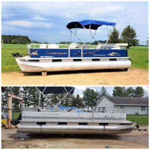 Northwood pontoon restoration